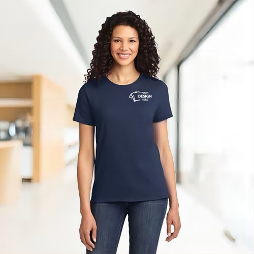 Promo Port & Company Ladies Essential Print & Shirt Bundle Tee