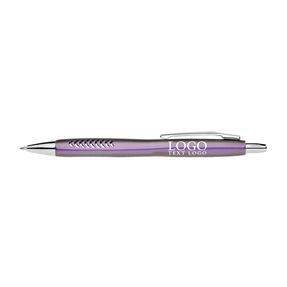 Avalon Ballpoint Stylus Pen Iridescent Purple with Logo