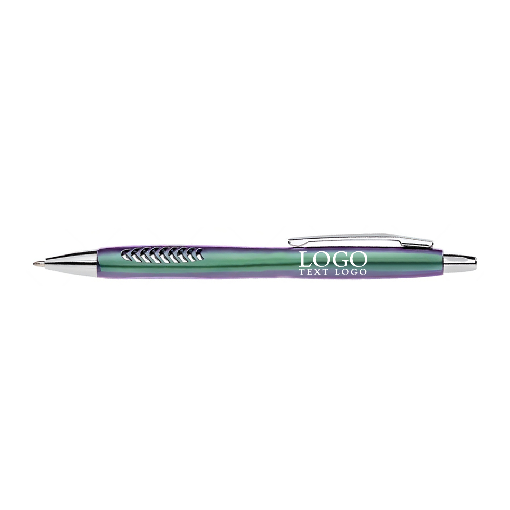 Avalon Ballpoint Stylus Pen Iridescent Teal with Logo