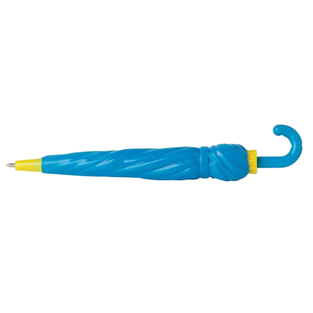 Blue Promo Umbrella Pens