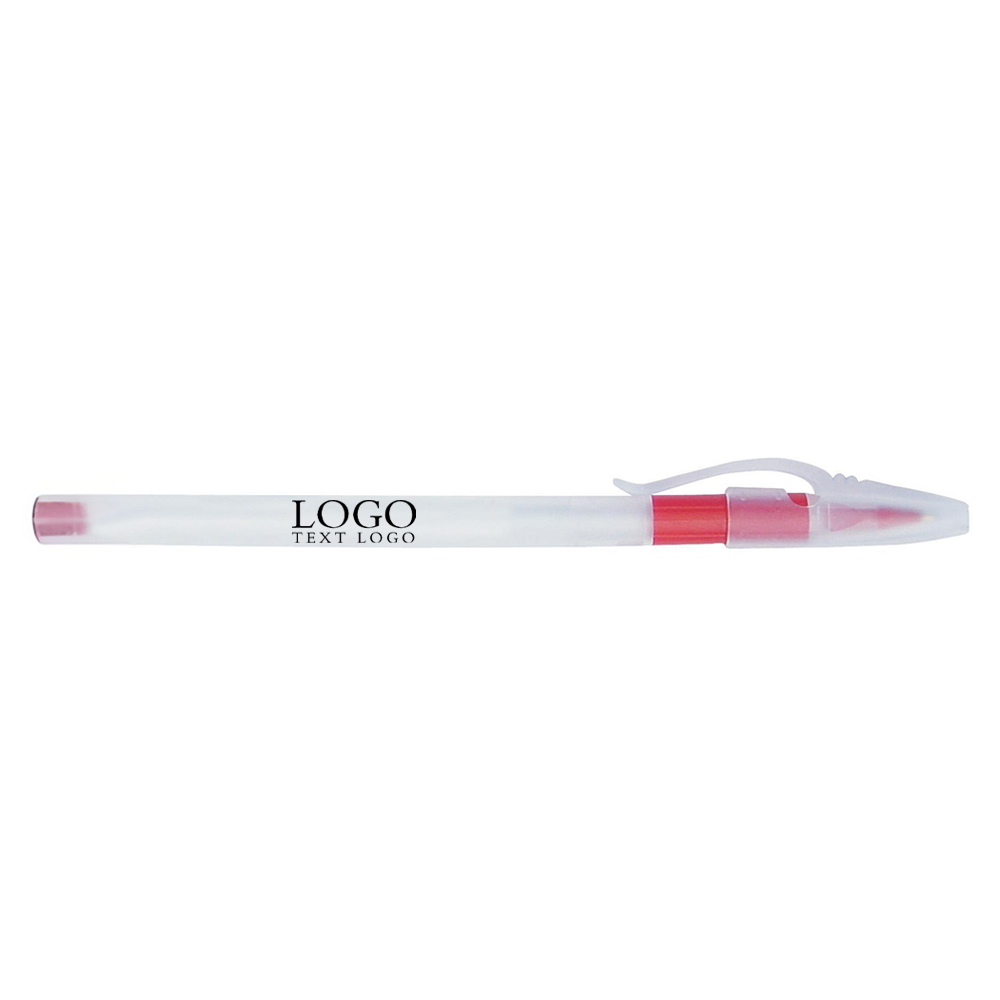 Comfort Stick with Grip Pen Red with Logo
