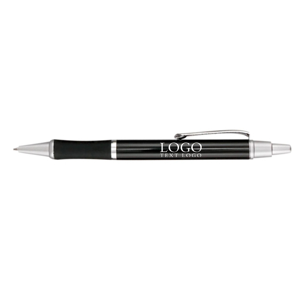 Hedgehog Pen with Chrome Accents Black with Logo