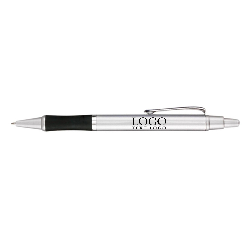 Hedgehog Pen with Chrome Accents Silver with Logo
