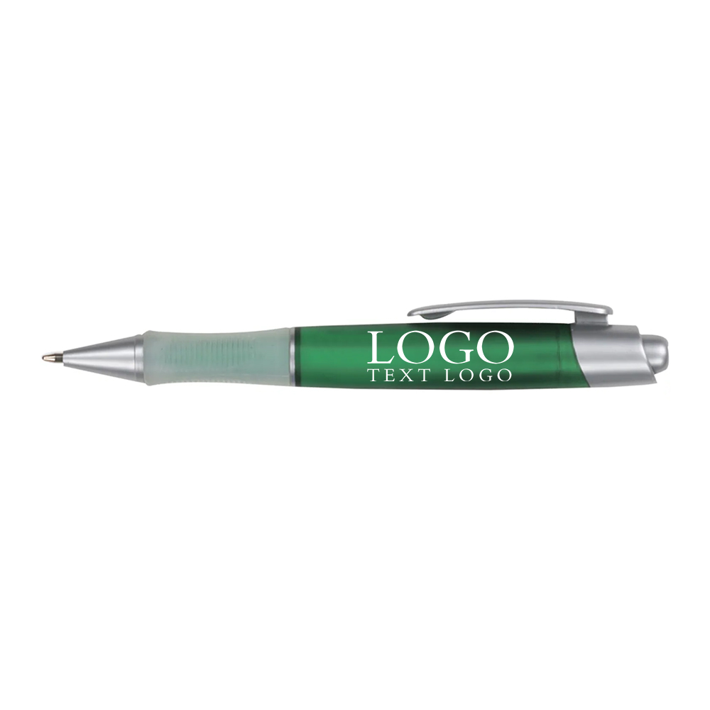 Marketing Fiji Ballpoint Pen Green with Logo