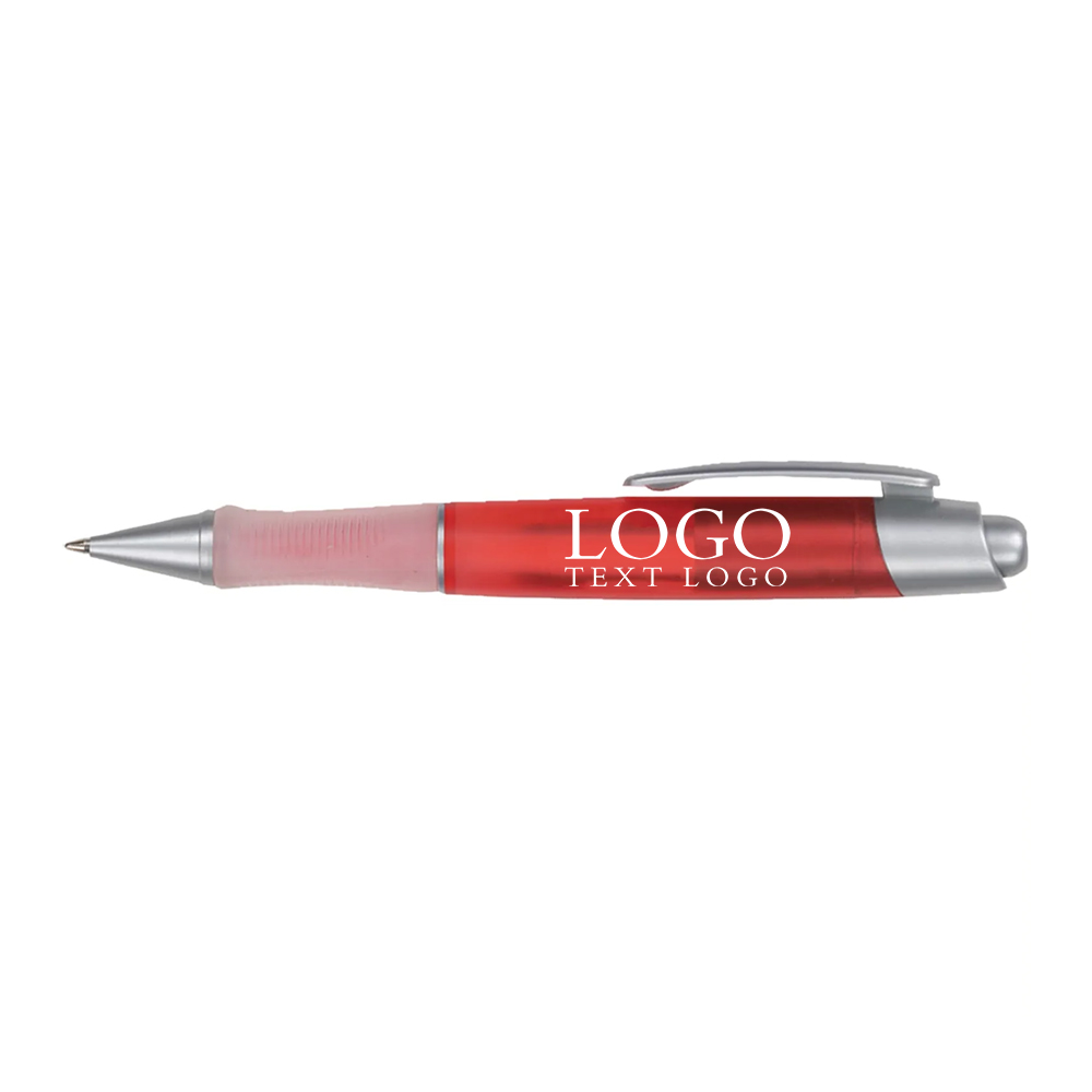 Marketing Fiji Ballpoint Pen Red with Logo