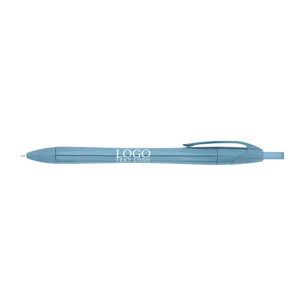 Plastic Rpet Dart Pen Teal with Logo