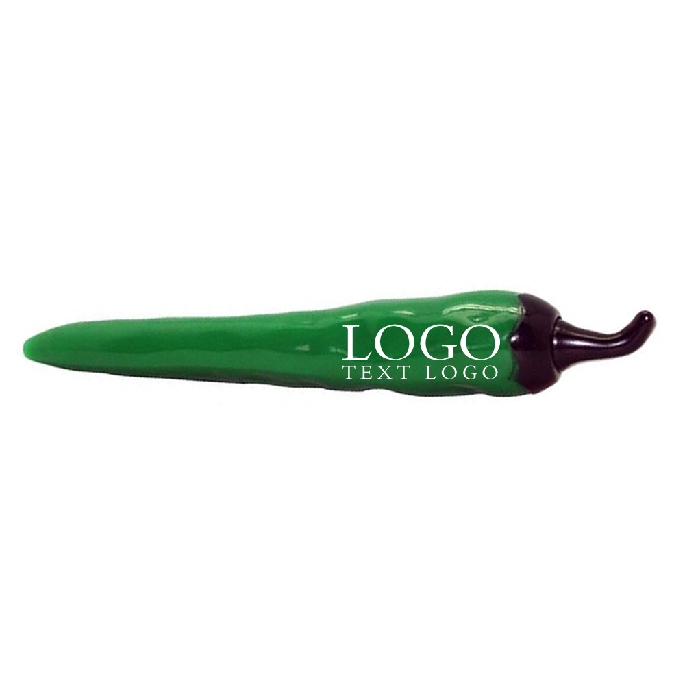 Promo Chili Pepper Clicker Pen Green