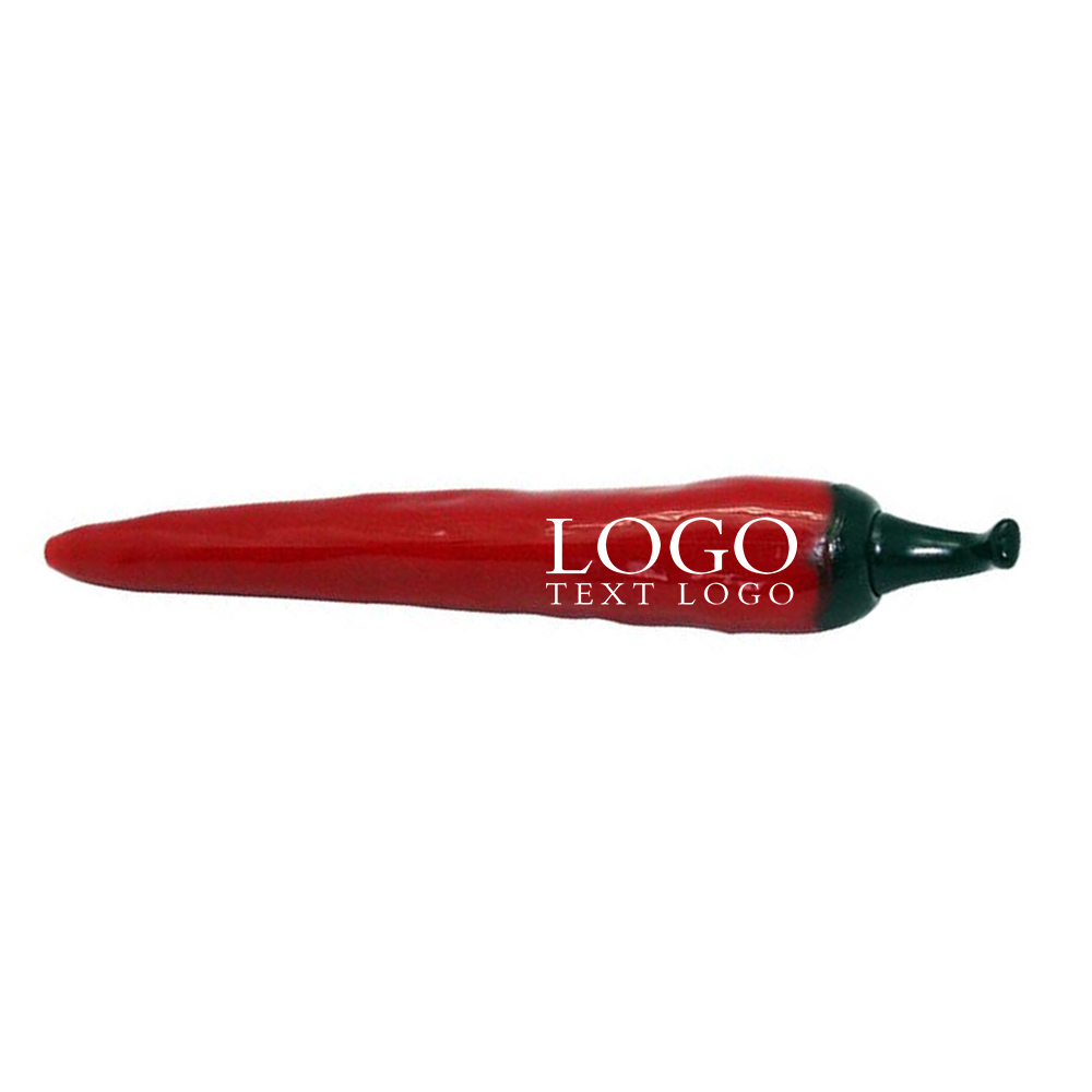 Promo Chili Pepper Clicker Pen Red