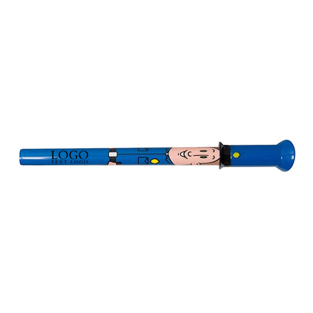 Promo Policeman Profession Pen Blue
