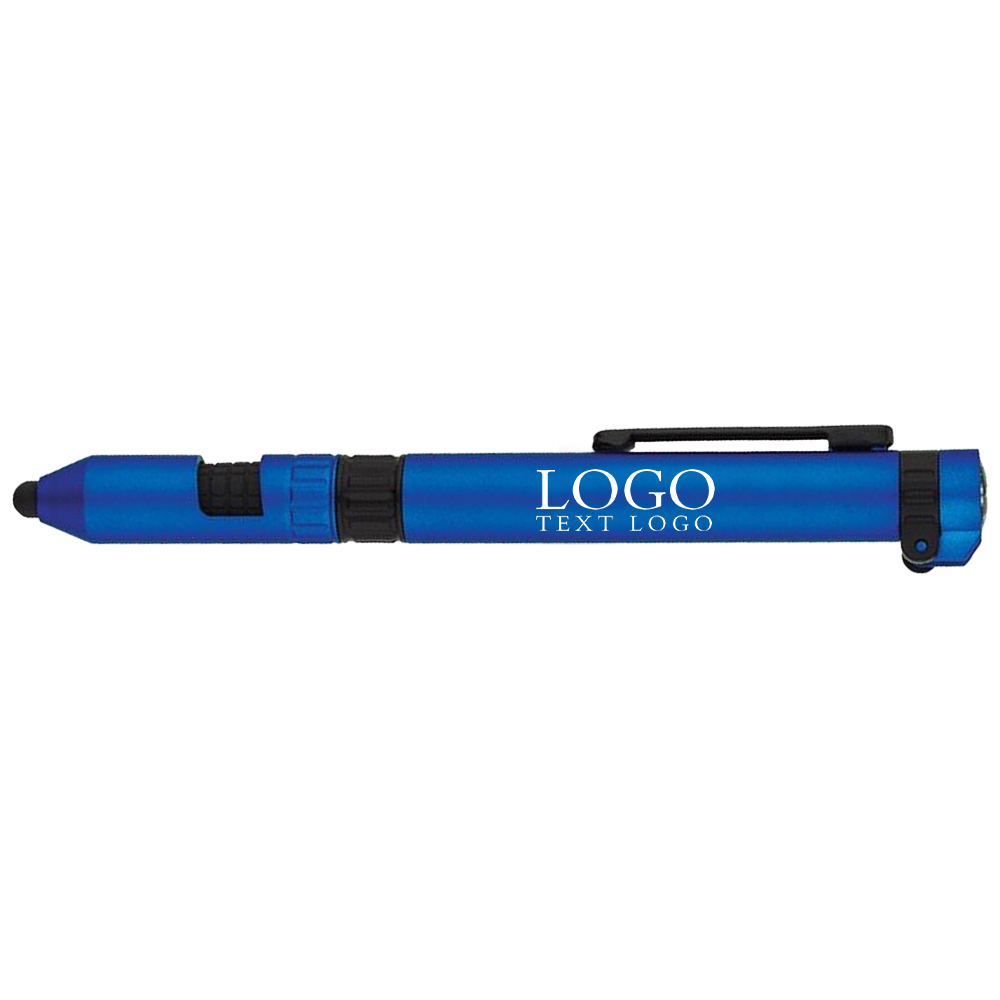 Promo Rainier Utility Pen With Stylus Blue