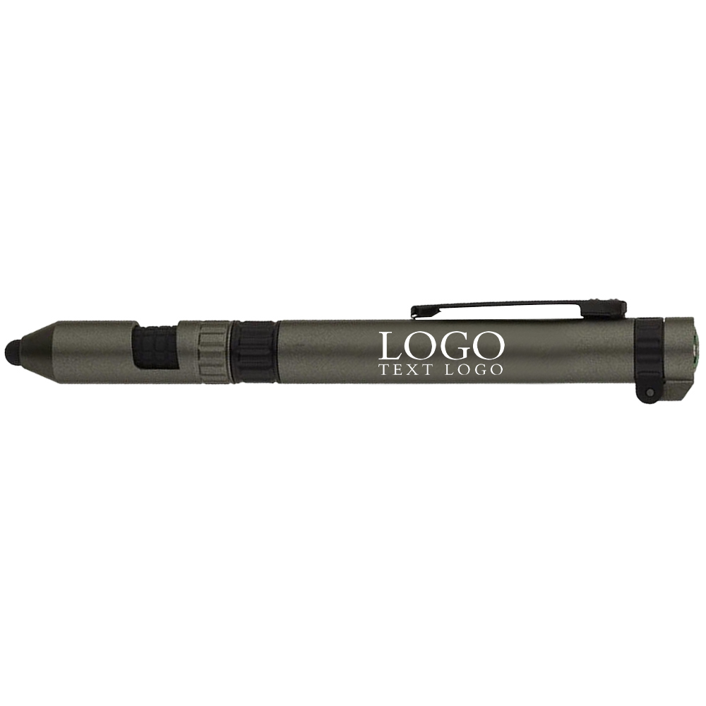 Promo Rainier Utility Pen With Stylus Gray