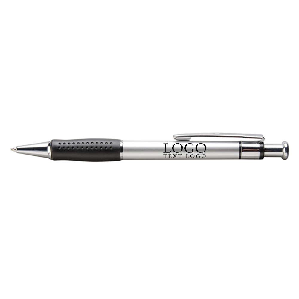 Providence Ballpoint Pen Silver with Logo