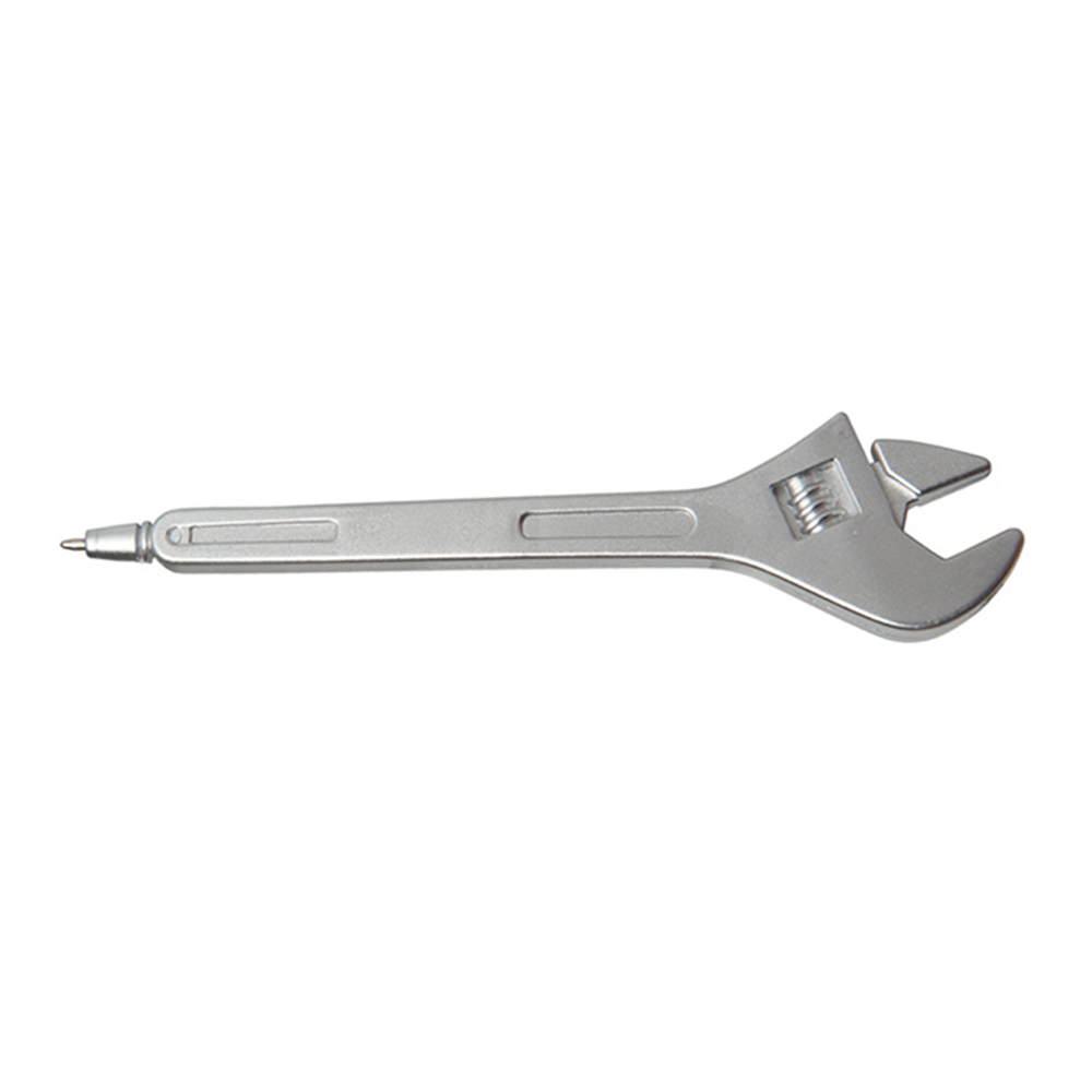 Silver Promo Crescent Wrench Shaped Pen
