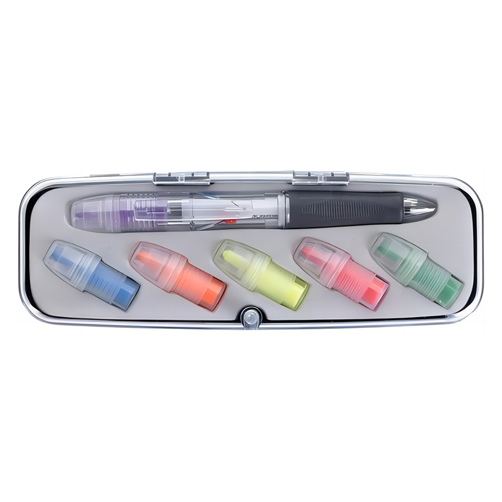 Tri-Color Pen and Highlighter Set Blank