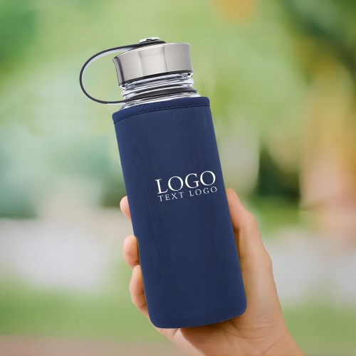 Promo 25 oz Glass Bottles in Neoprene Pouch