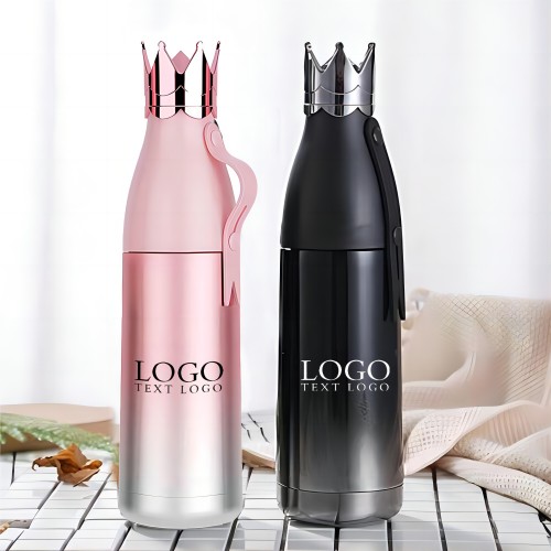 Promo Crown Stainless Steel Vacuum Insulated Bottle