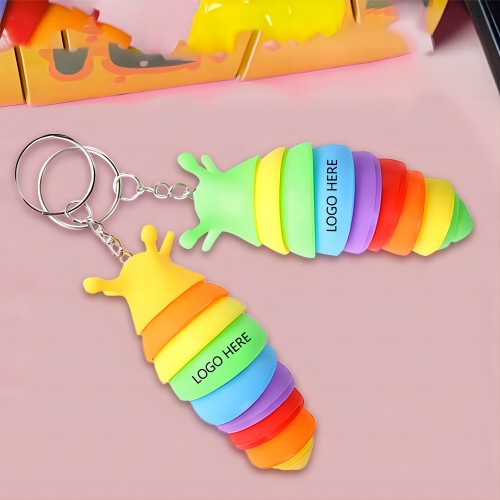 Promo Mini Fidget Slug Key-Chain Toys