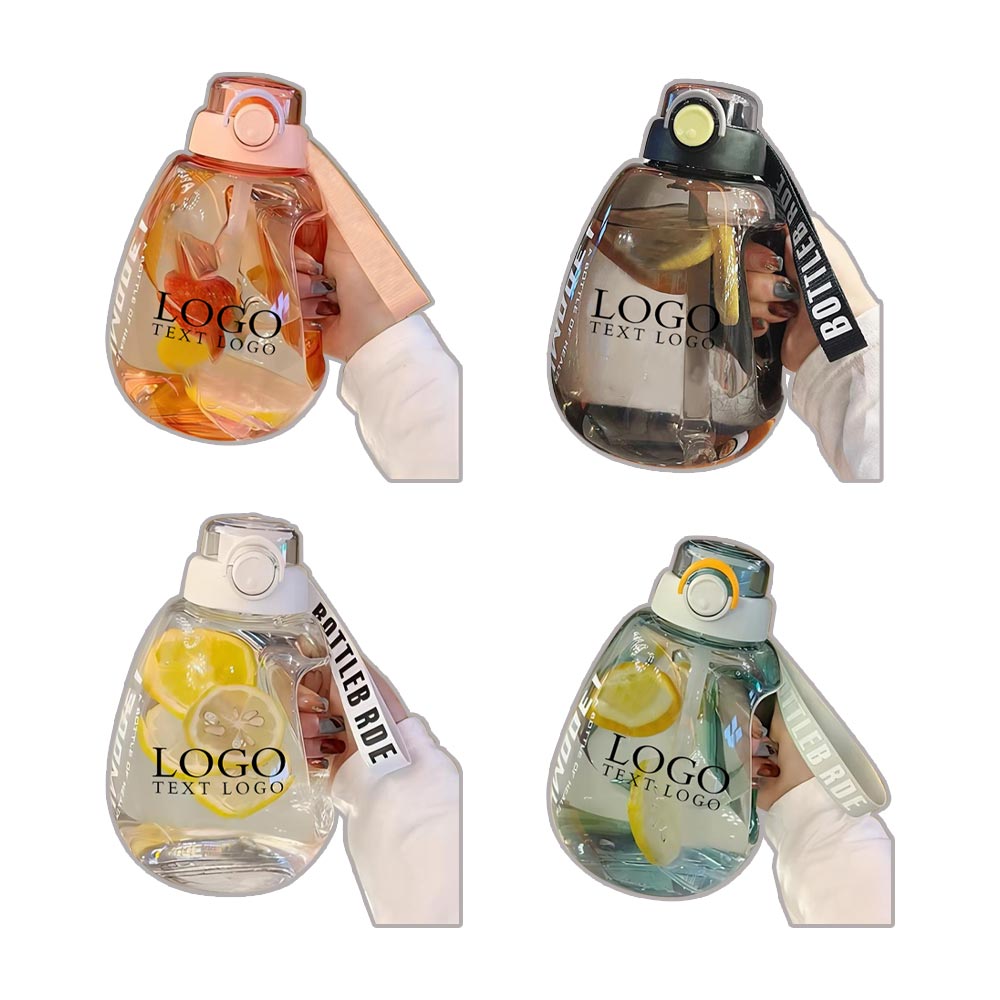 1300 ml Large Capacity Big Belly Cup With Straw Group