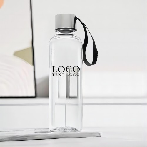 Custom 17 Oz Genie Plastic Water Bottle With Stap
