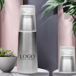Custom 17 oz Stainless Steel Water Bottle with Tritan Cup