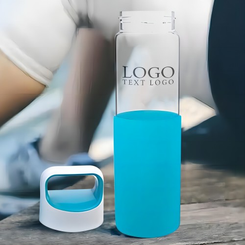 Custom 20 Oz Lela High Borosilicate Glass Bottle