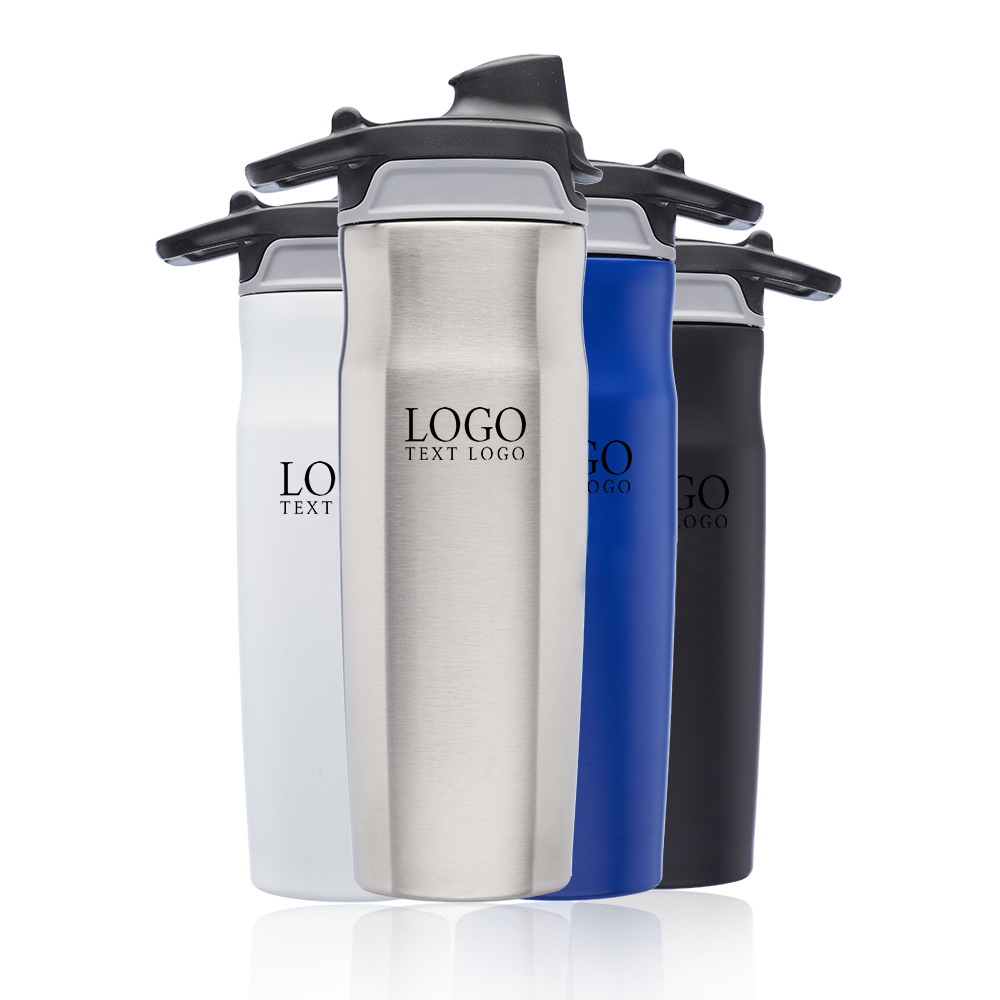 20 oz Juno Water Bottle with Flip Lid Group With logo