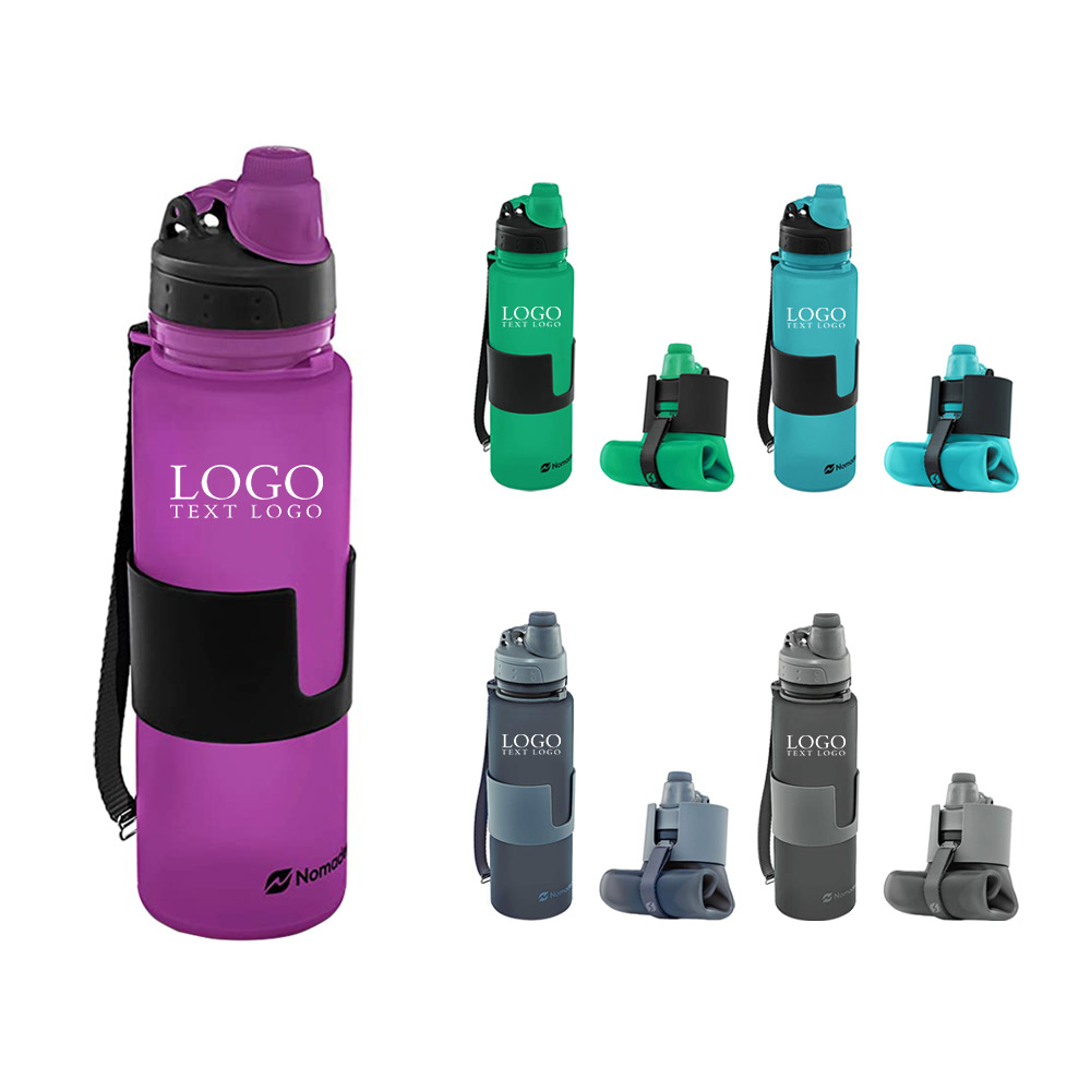 22Oz Collapsible Silicone Sports Water Bottle  For Sales
