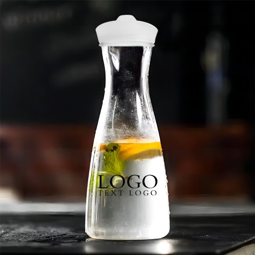 Promotional 34 oz Clear Plastic Carafes with Lid
