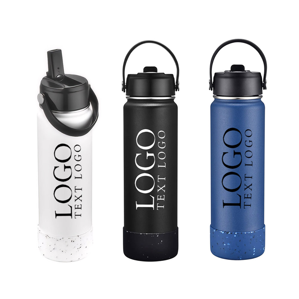 Highpeak 27 oz Vacuum Insulated Water Bottle Group With Logo