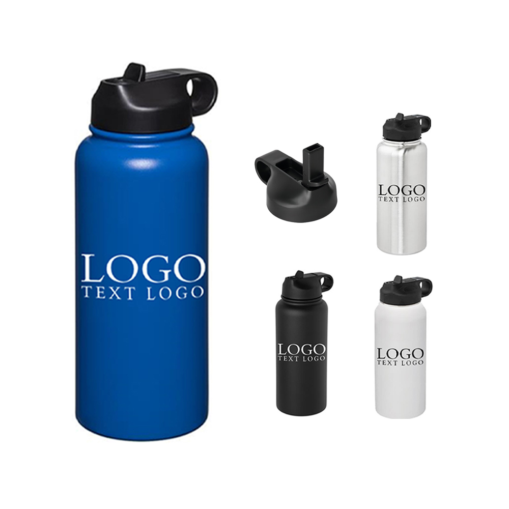 Titan 32 oz Vacuum Insulated Water Bottle Group With Logo