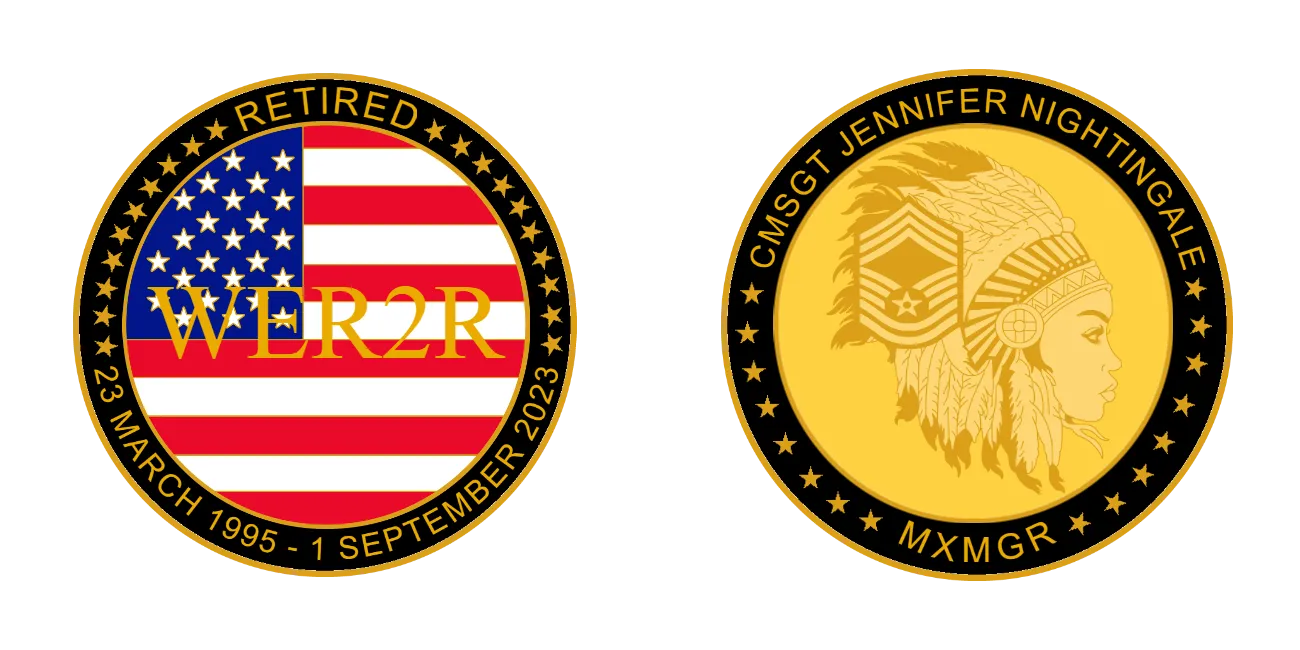 Custom Retired Veteran Challenge Coins Custom Retired Veteran Challenge Coins