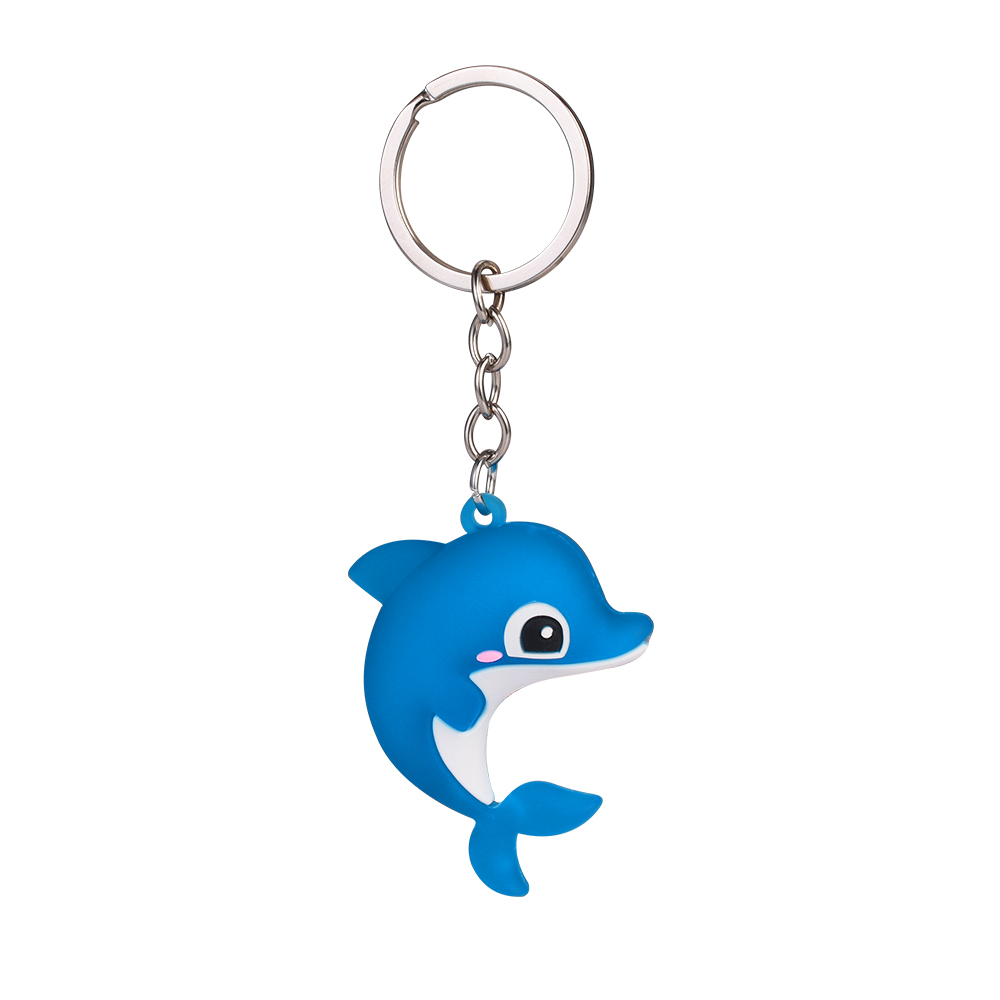 Dolphin Stress Reliever Custom Keychains 