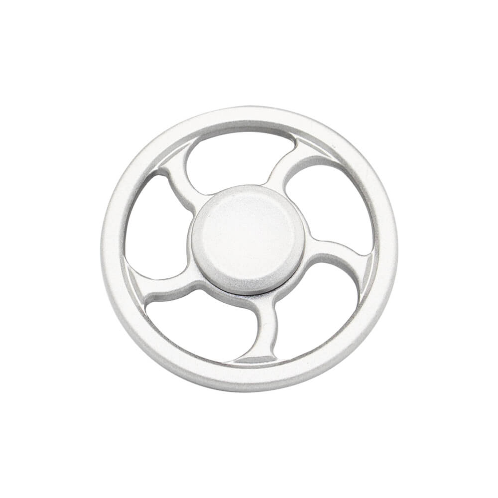 Mini hand wheel Fidget Finger Spinner White Mini hand wheel Fidget Finger Spinner White