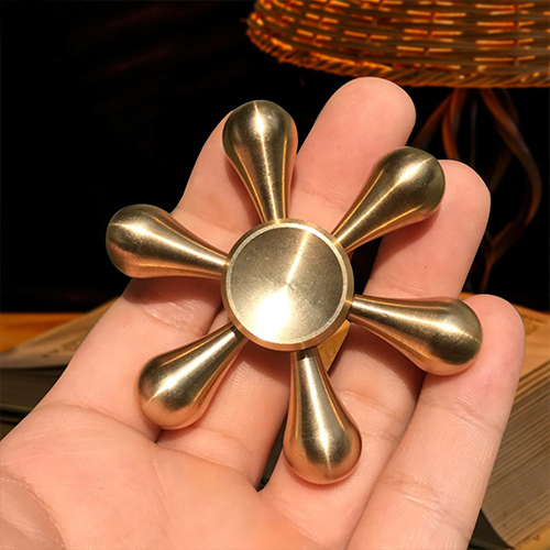 Custom Rudder Shaped Fidget Spinner