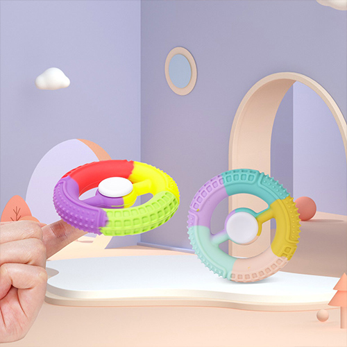 Custom Silicone Fidget Spinning Top Toy