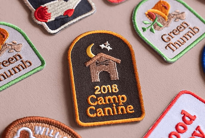 custom made 3d embroidered patches