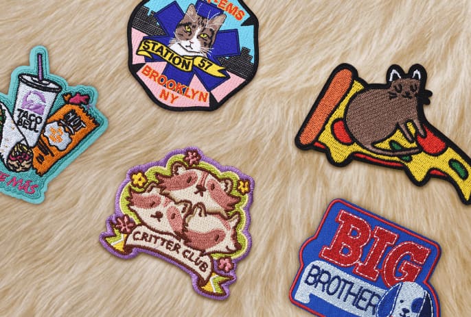 custom made embroidered patches