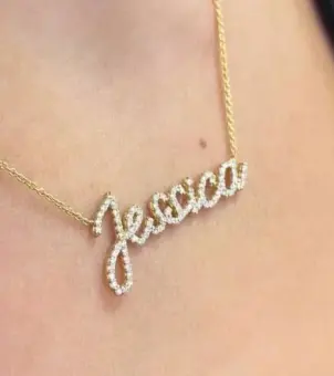 customized name pendant