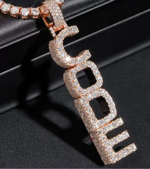 personal pendant name necklace