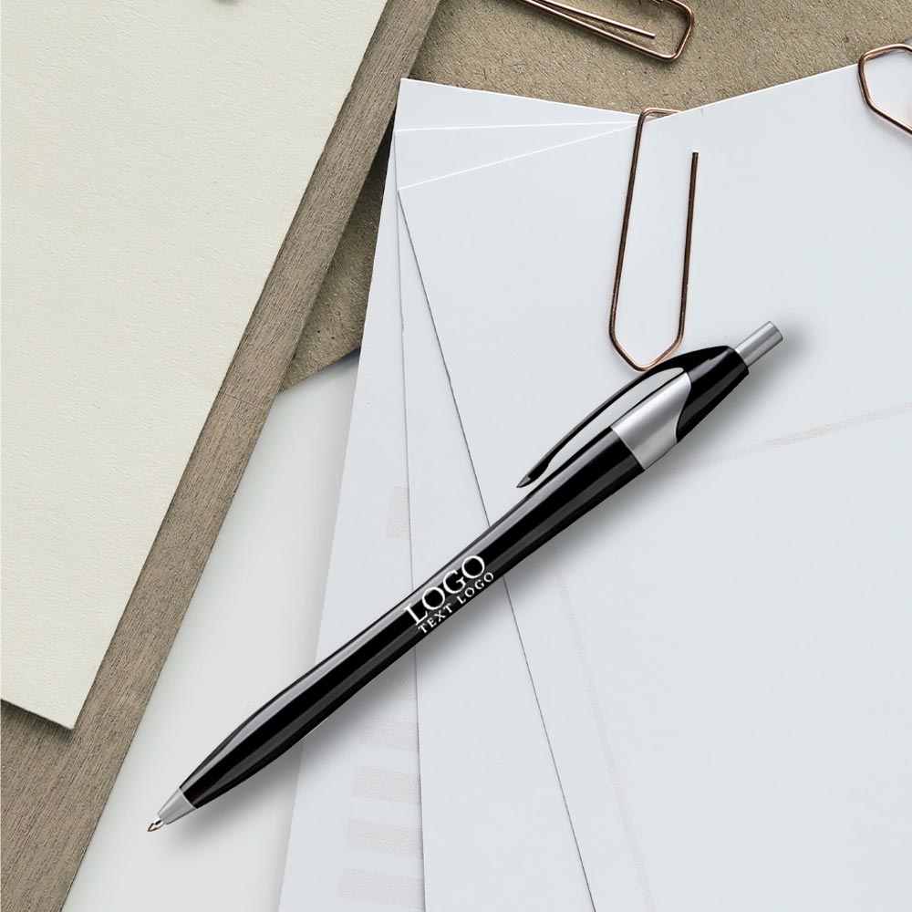 Personalized Plastic Ballpoint Pen with Logo
