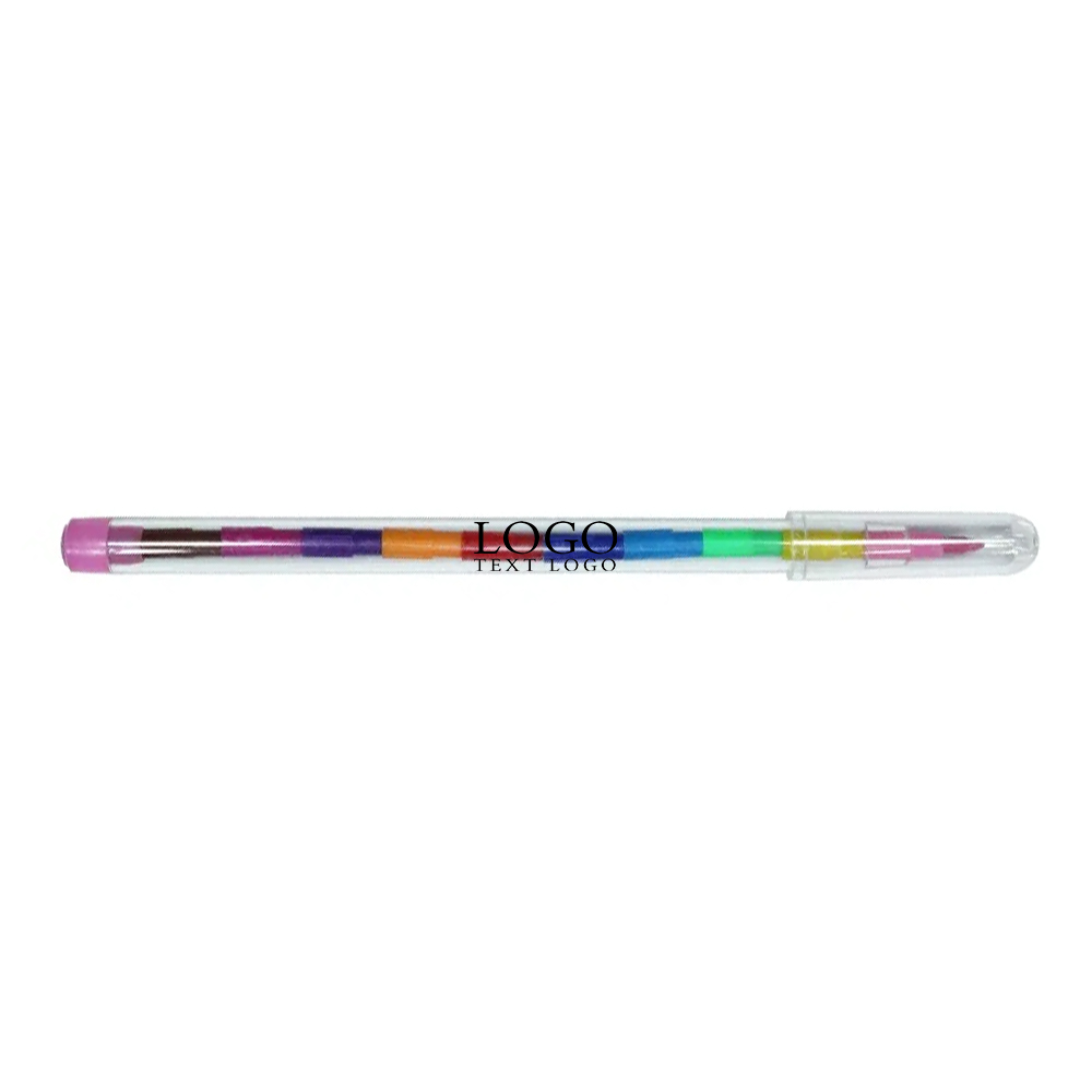 Stackable Colored Pencil with Logo