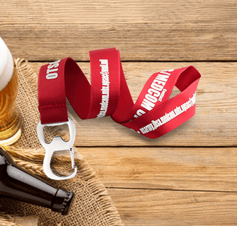 Bottle Opener Nylon Lanyards