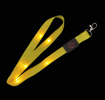 Custom Light Up Nylon Lanyards