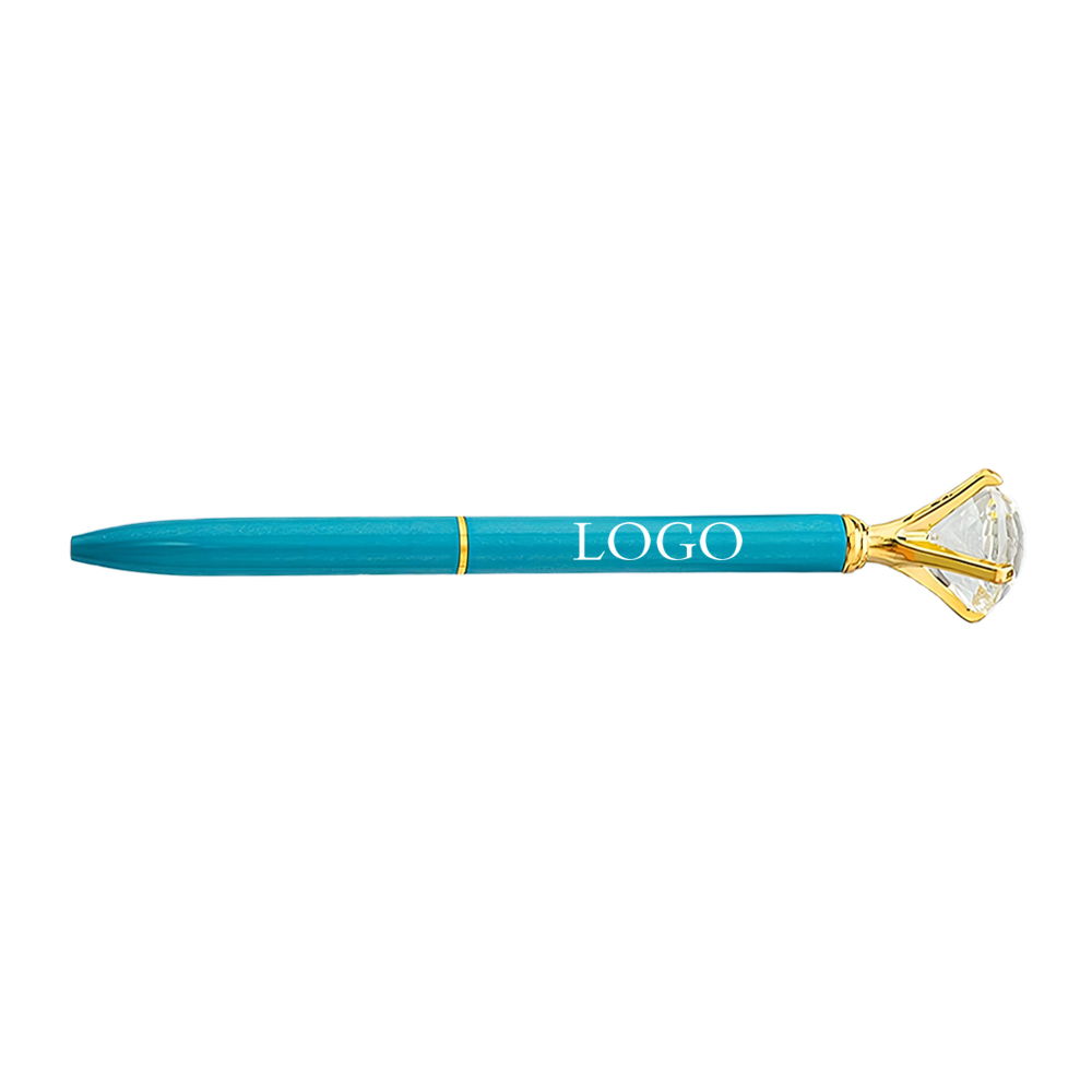 Blue Diamond Ballpoint Pen with Logo