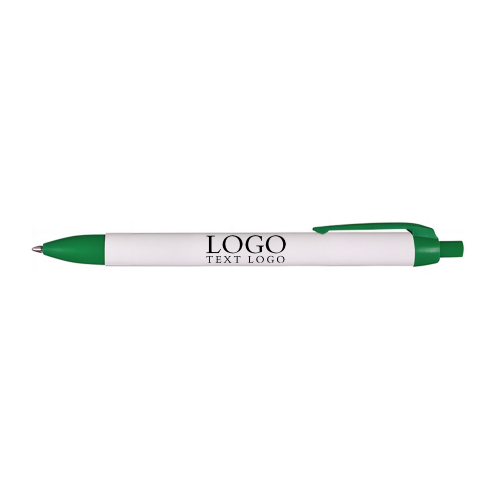Click Action Company Pen Green with Logo