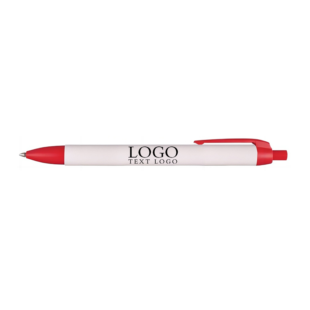 Click Action Company Pen Red with Logo