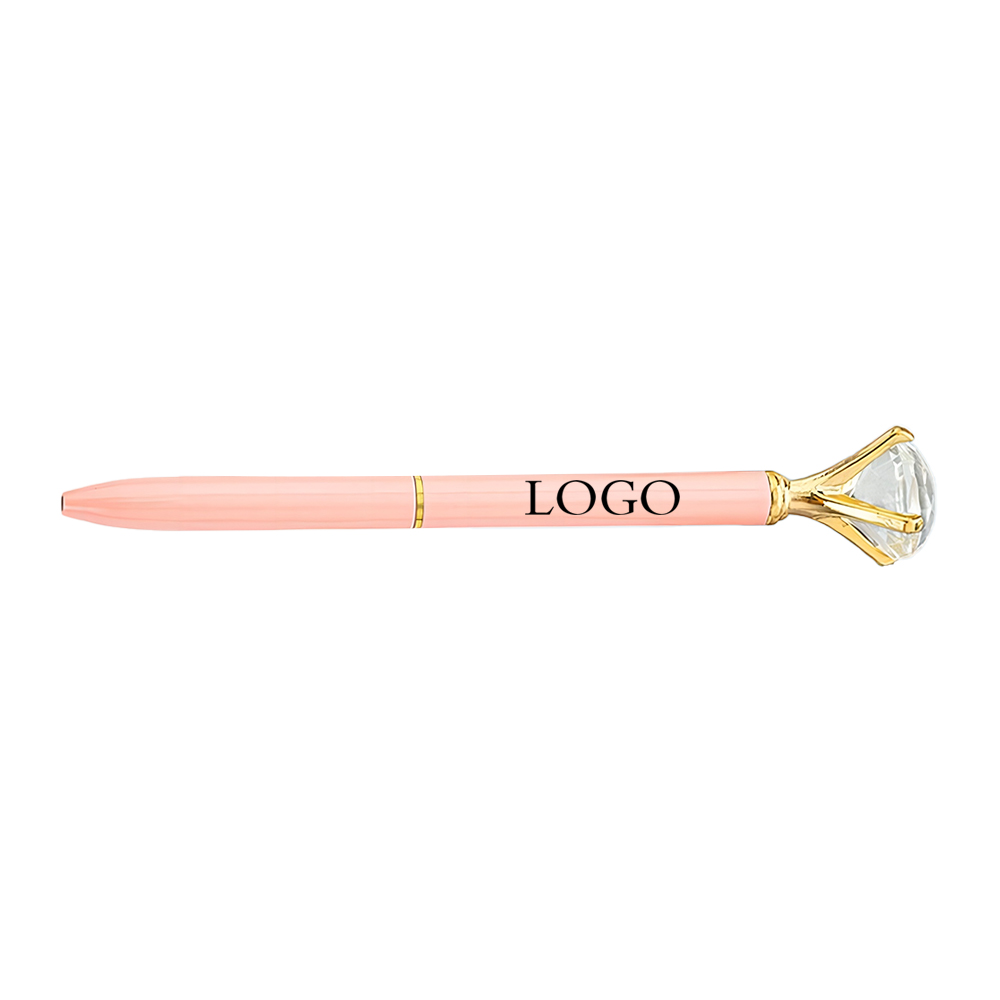 Pink Diamond Ballpoint Pen with Logo