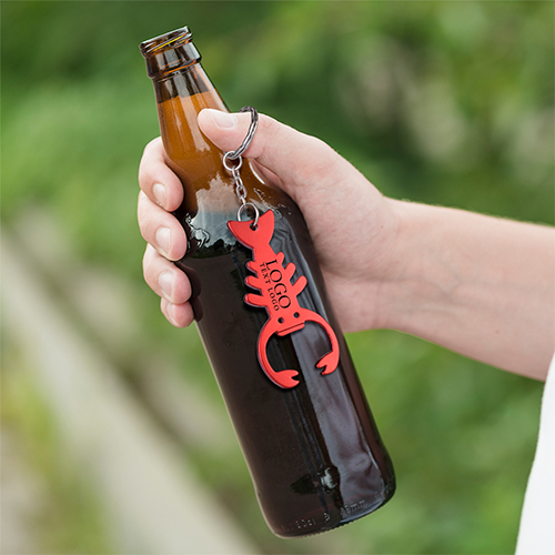 Personalized Lobster Shape Bottle Opener Key Chain