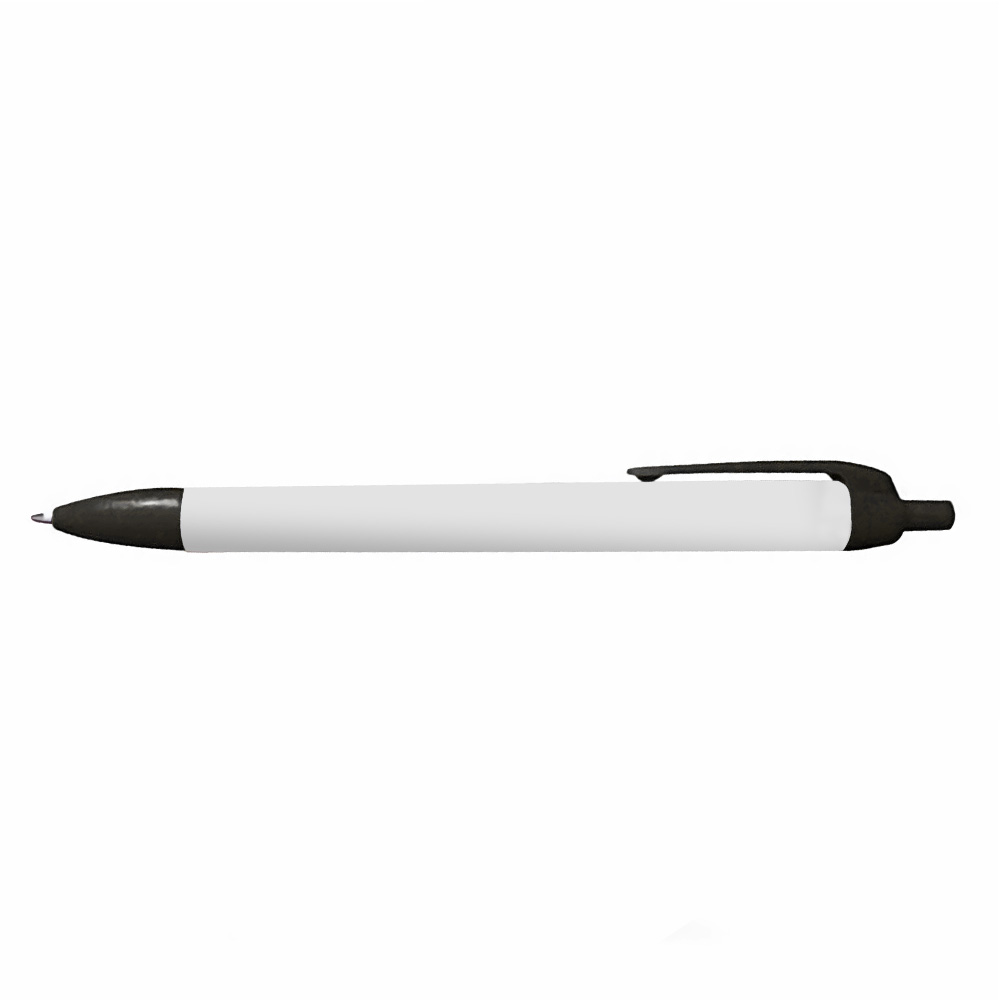 Custom Widebody Ballpoint Pens with Logo - Black
