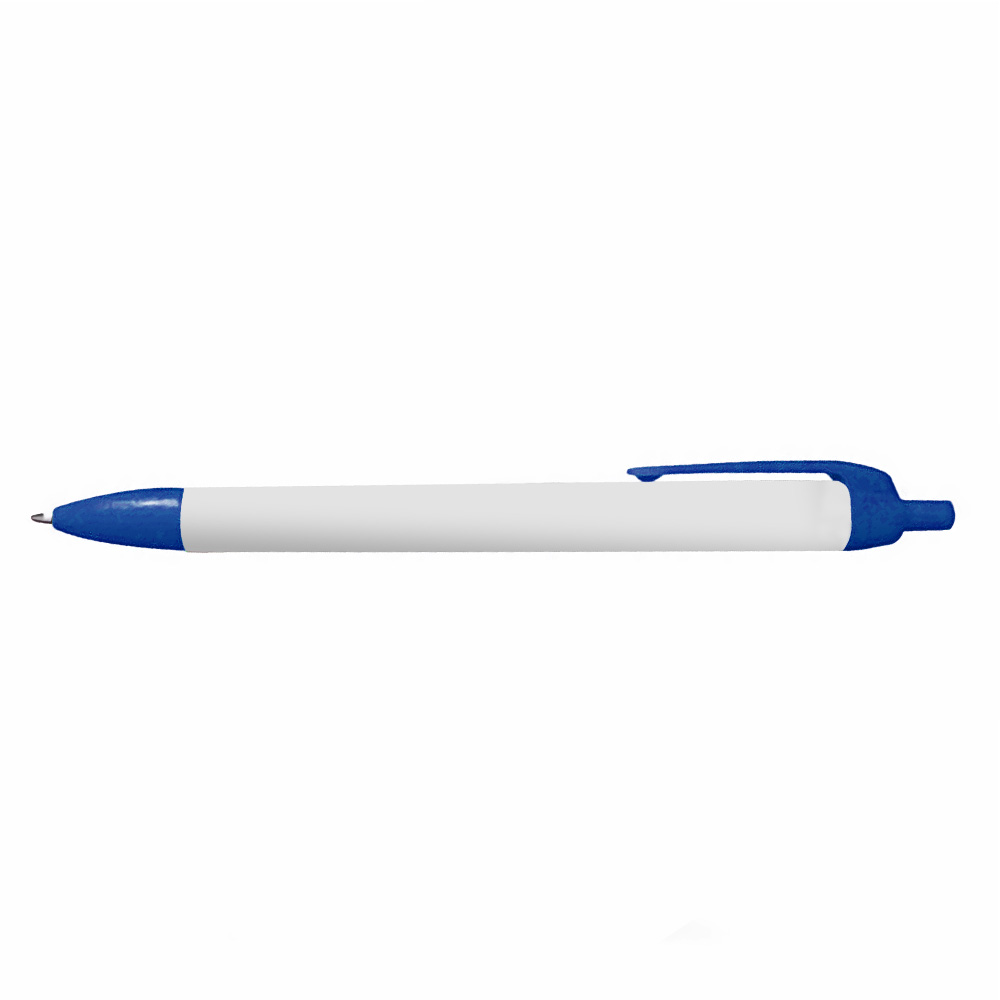 Custom Widebody Ballpoint Pens with Logo - Blue